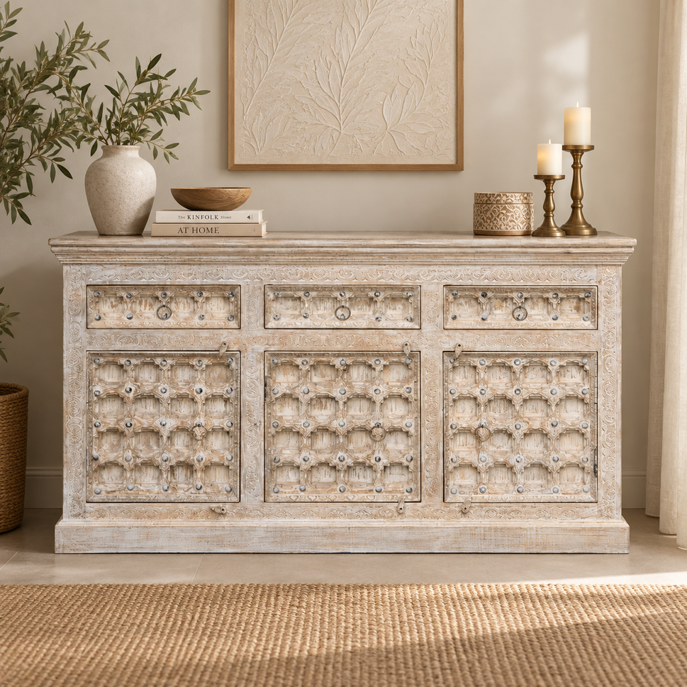 Veyren Hand Carved Buffet