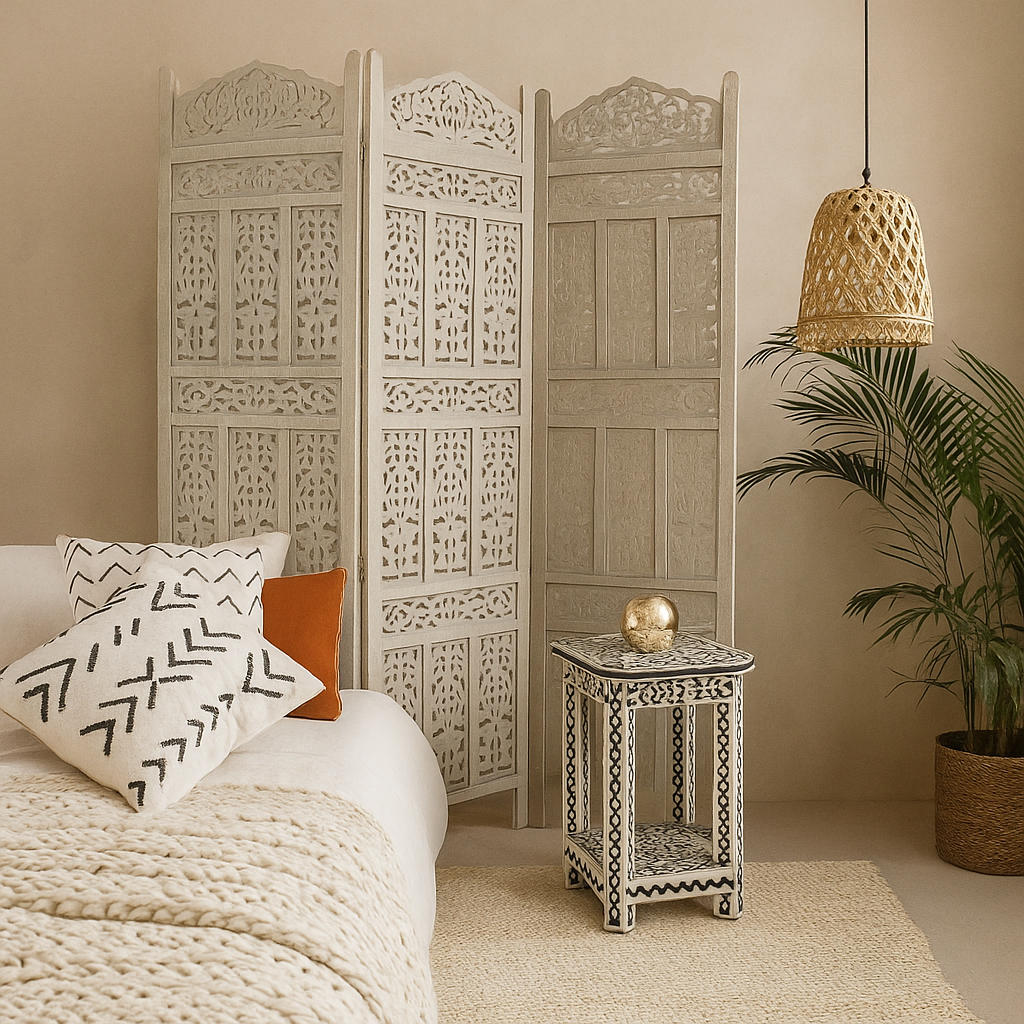 Mark Carved Room Divider