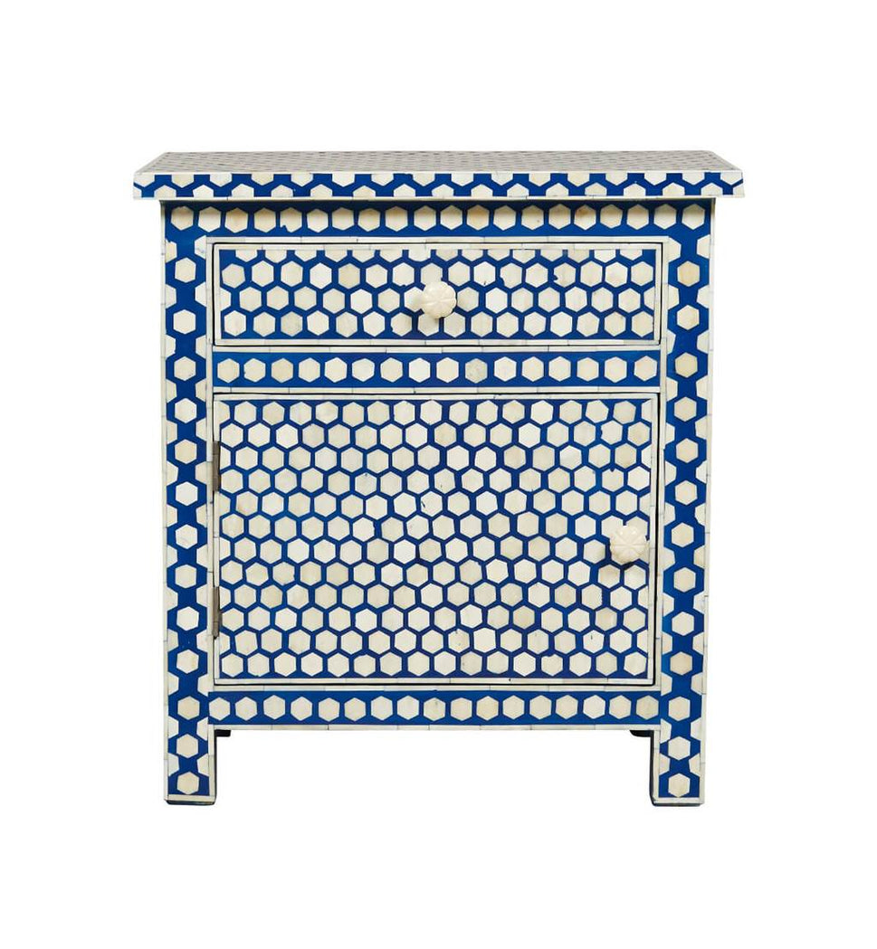 Laila Bone Inlay Bedside