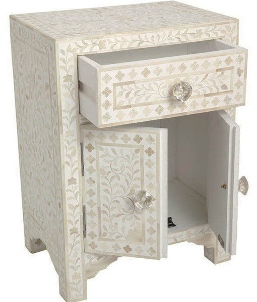 Bridget Bone Inlay Bedside