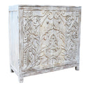 Switch Kaye Hand  Carved Wooden Shoe Cabinet 3 image