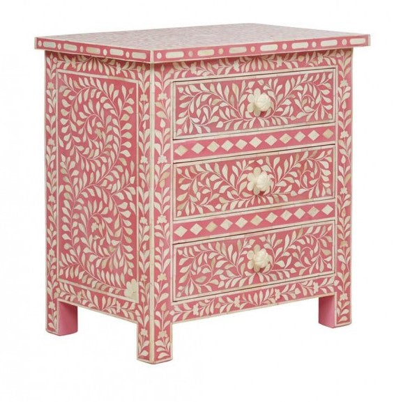 Sabri Bone Inlay Bedside