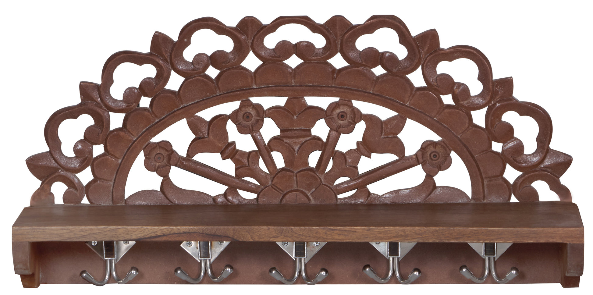 Heena Hand Carved Wall Shelf