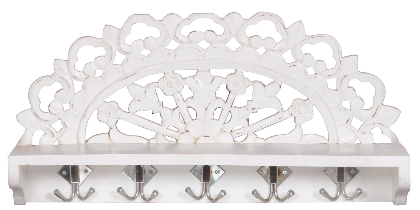 Heena Hand Carved Wall Shelf