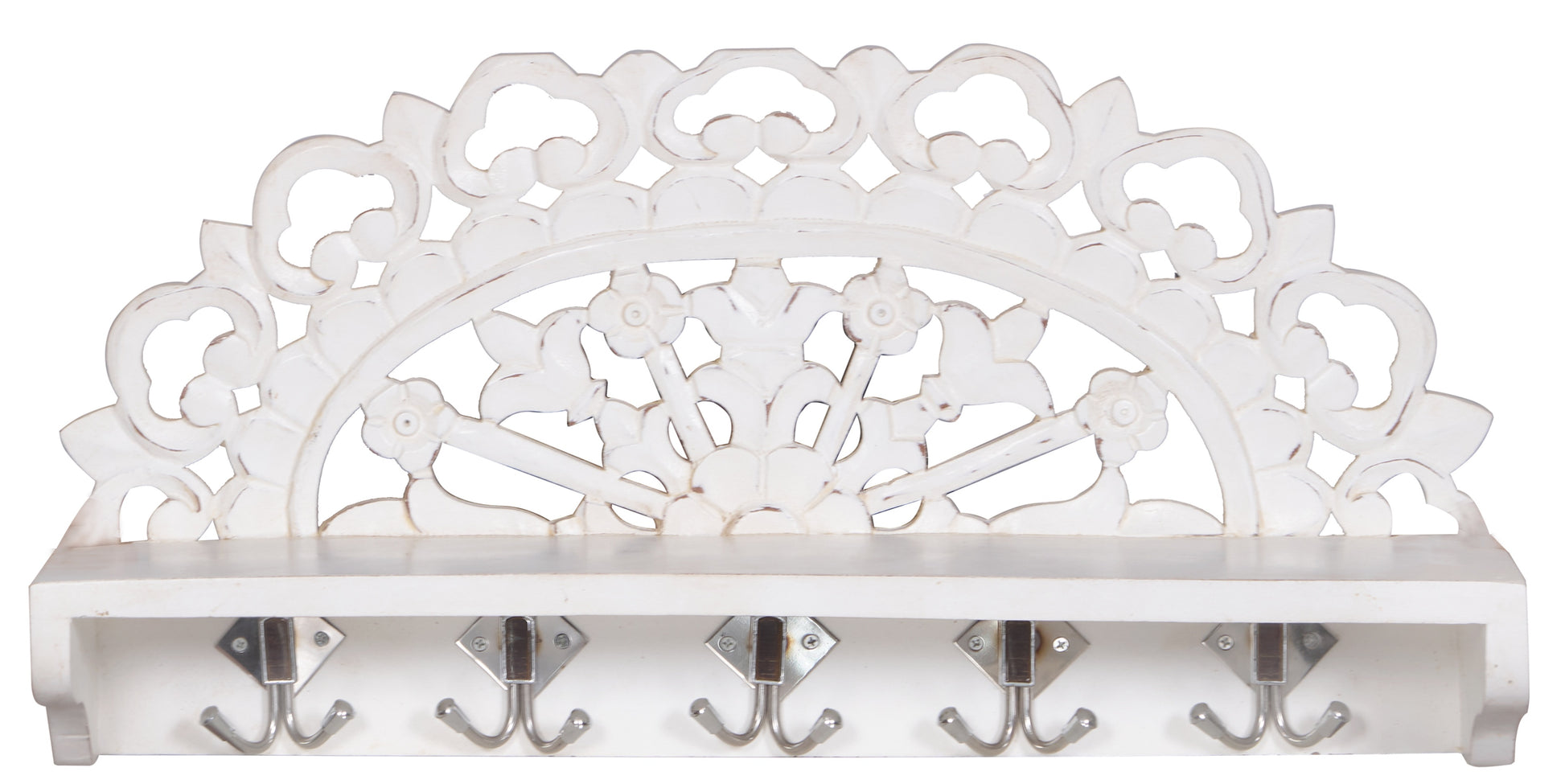 Heena Hand Carved Wall Shelf