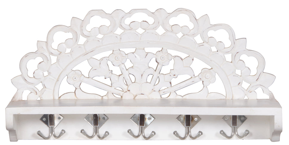Heena Hand Carved Wall Shelf