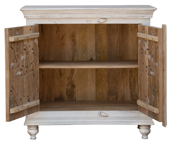 Peter Carved Wooden Chest