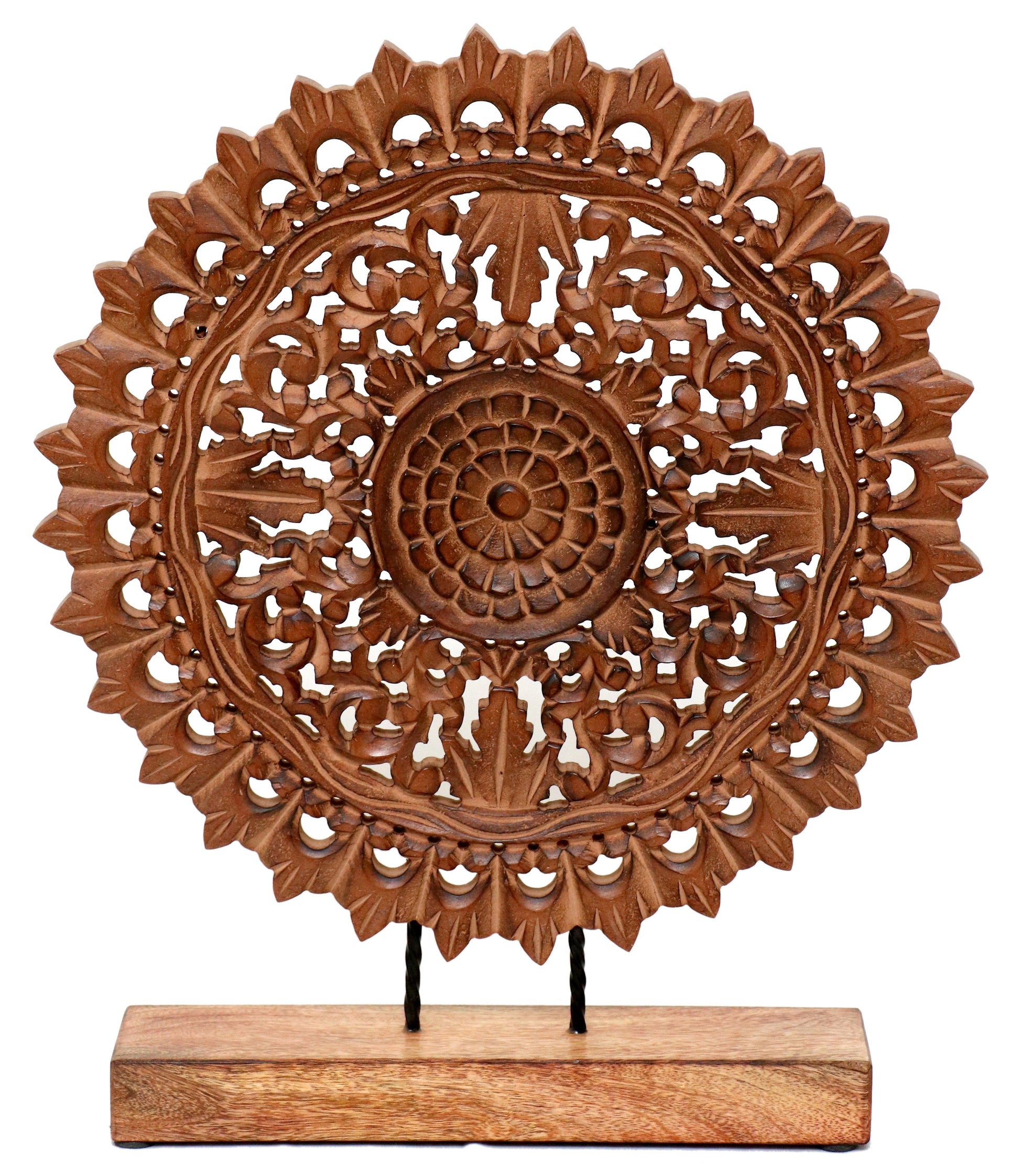 Biba Wooden Carved Table Decor