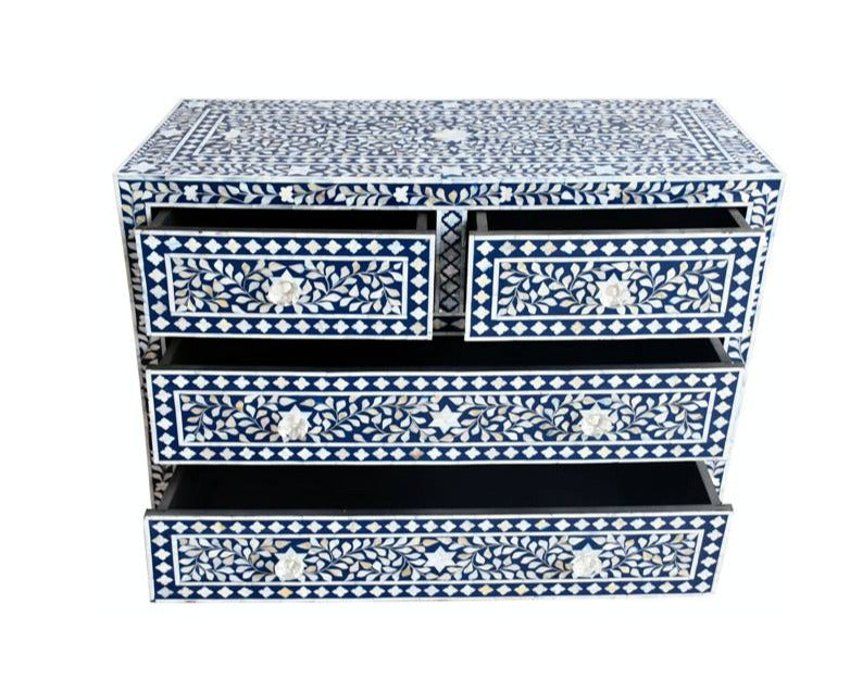 Judith Mother of Pearl Inlay Chest of Drawer