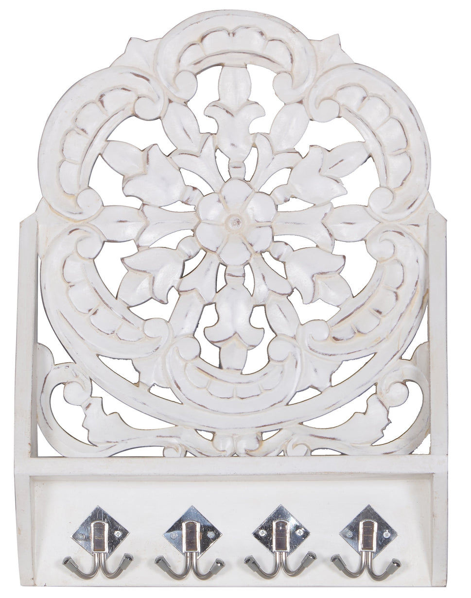 Liam Hand Carved Wall Shelve