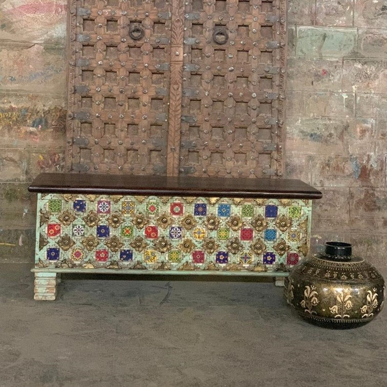 Keira Brass & Tile Heritage Trunk