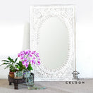 Switch Utkarsh Spindle Carved Wooden Mirror 2 image