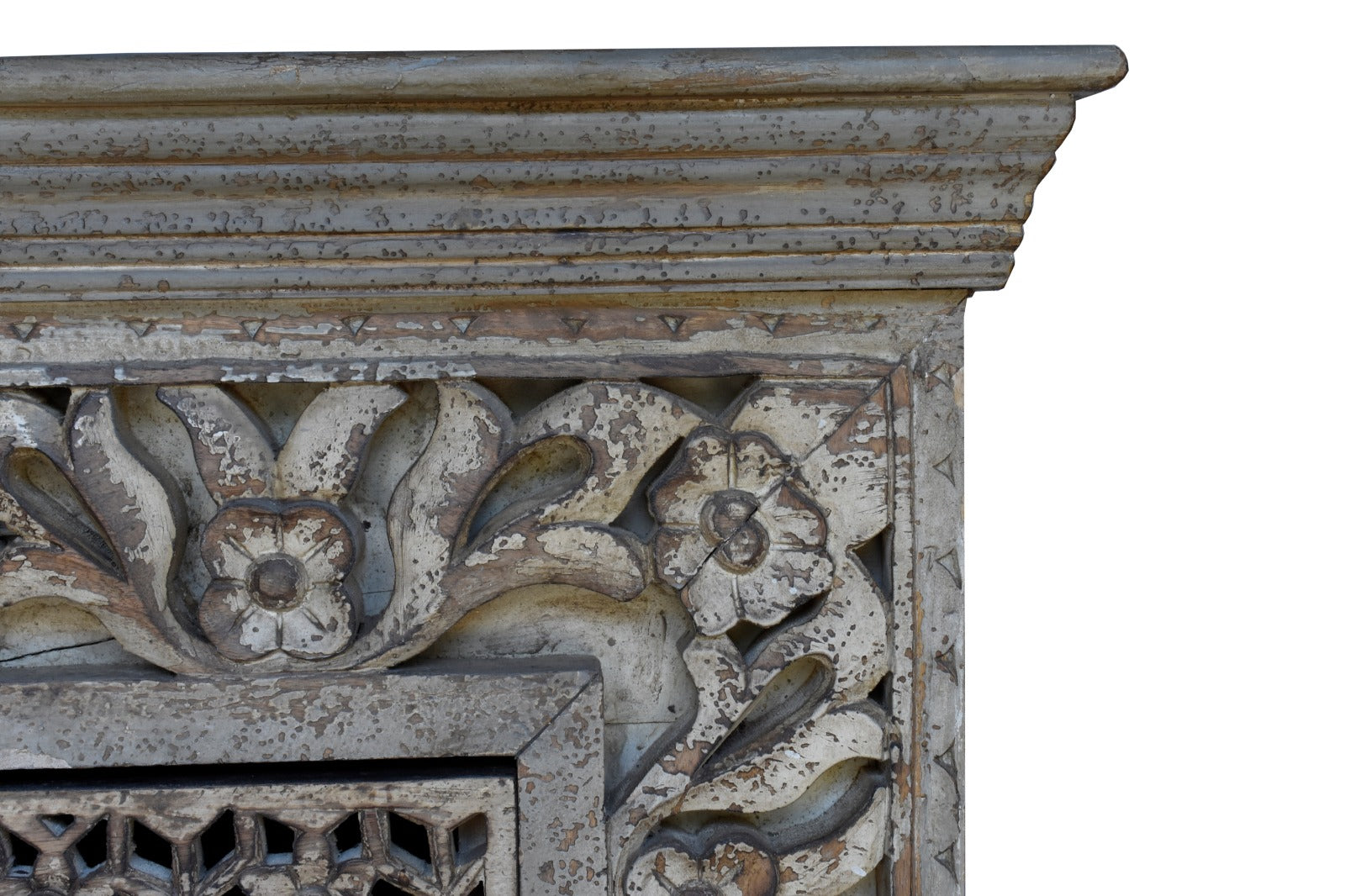 Dorries Carved Wooden Cabinet
