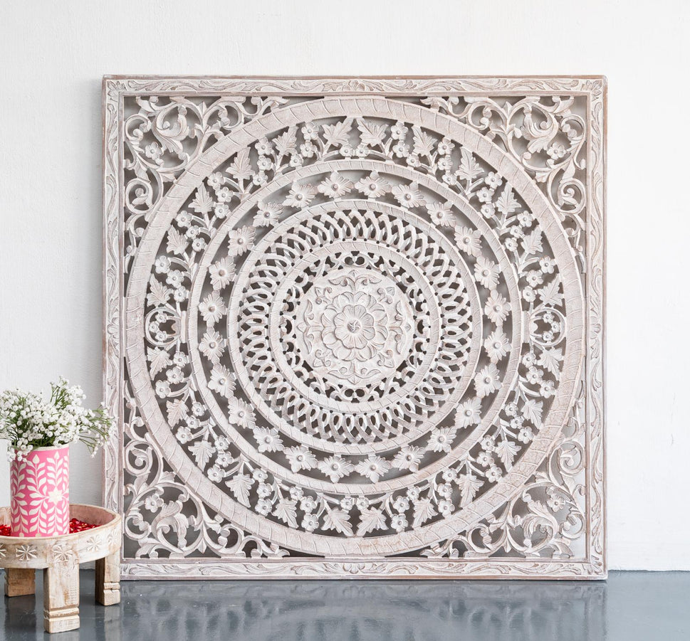 Liza Carved Wall Panel