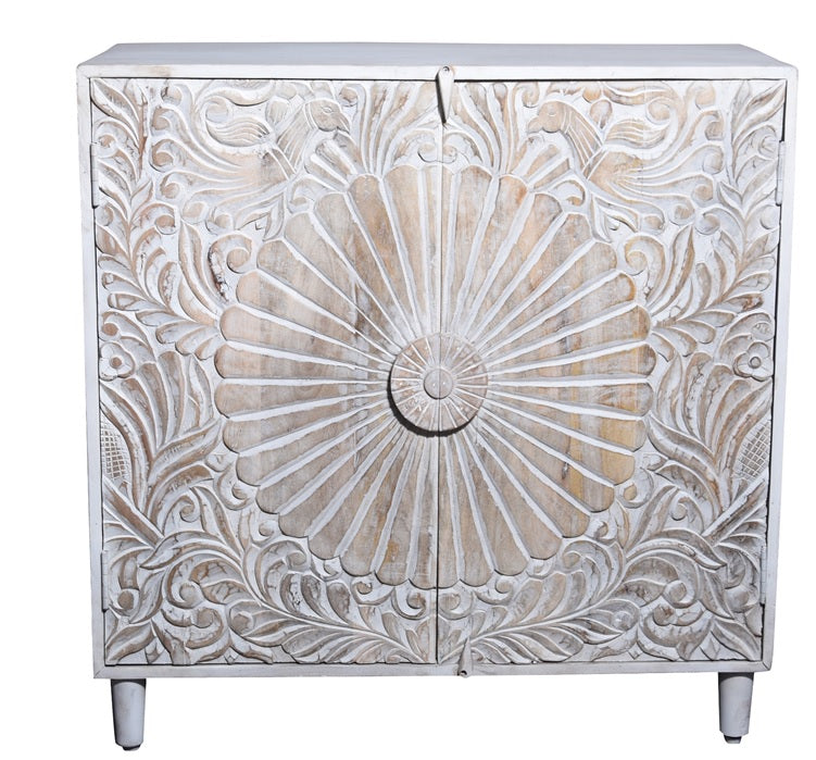 Helberg Wooden Carved Cabinet