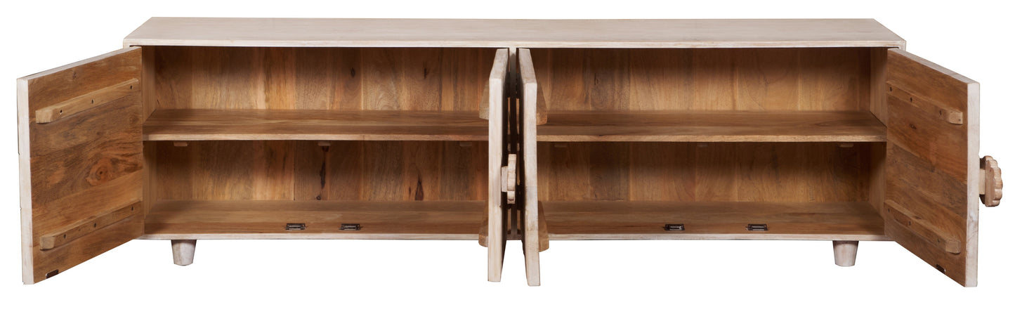 Chrisy Hand Carved TV Cabinet