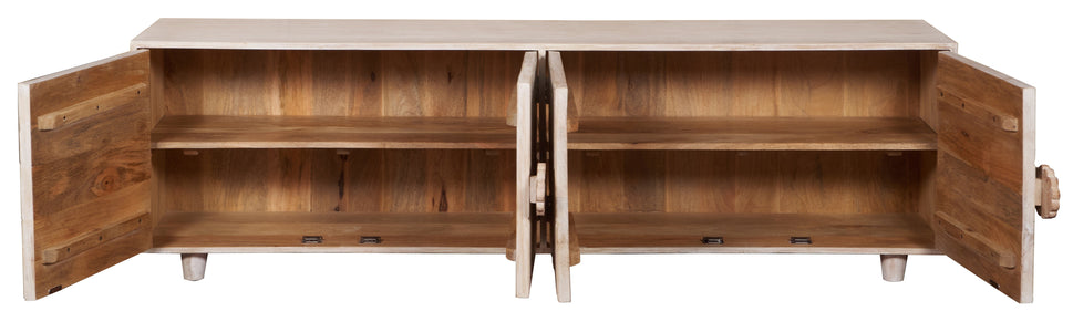 Chrisy Hand Carved TV Cabinet