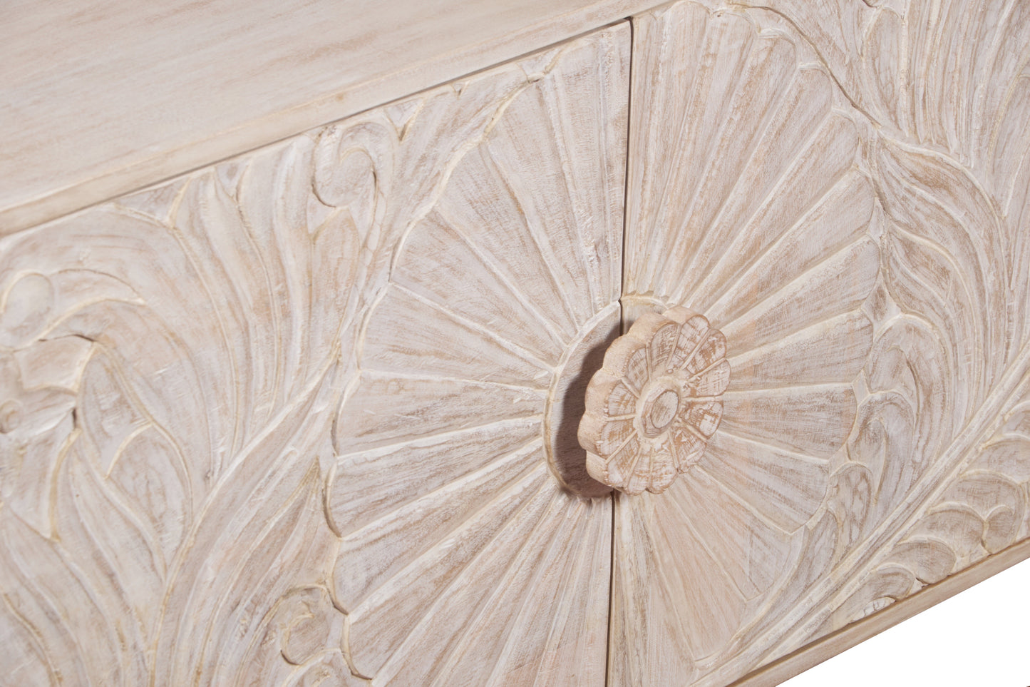 Chrisy Hand Carved TV Cabinet