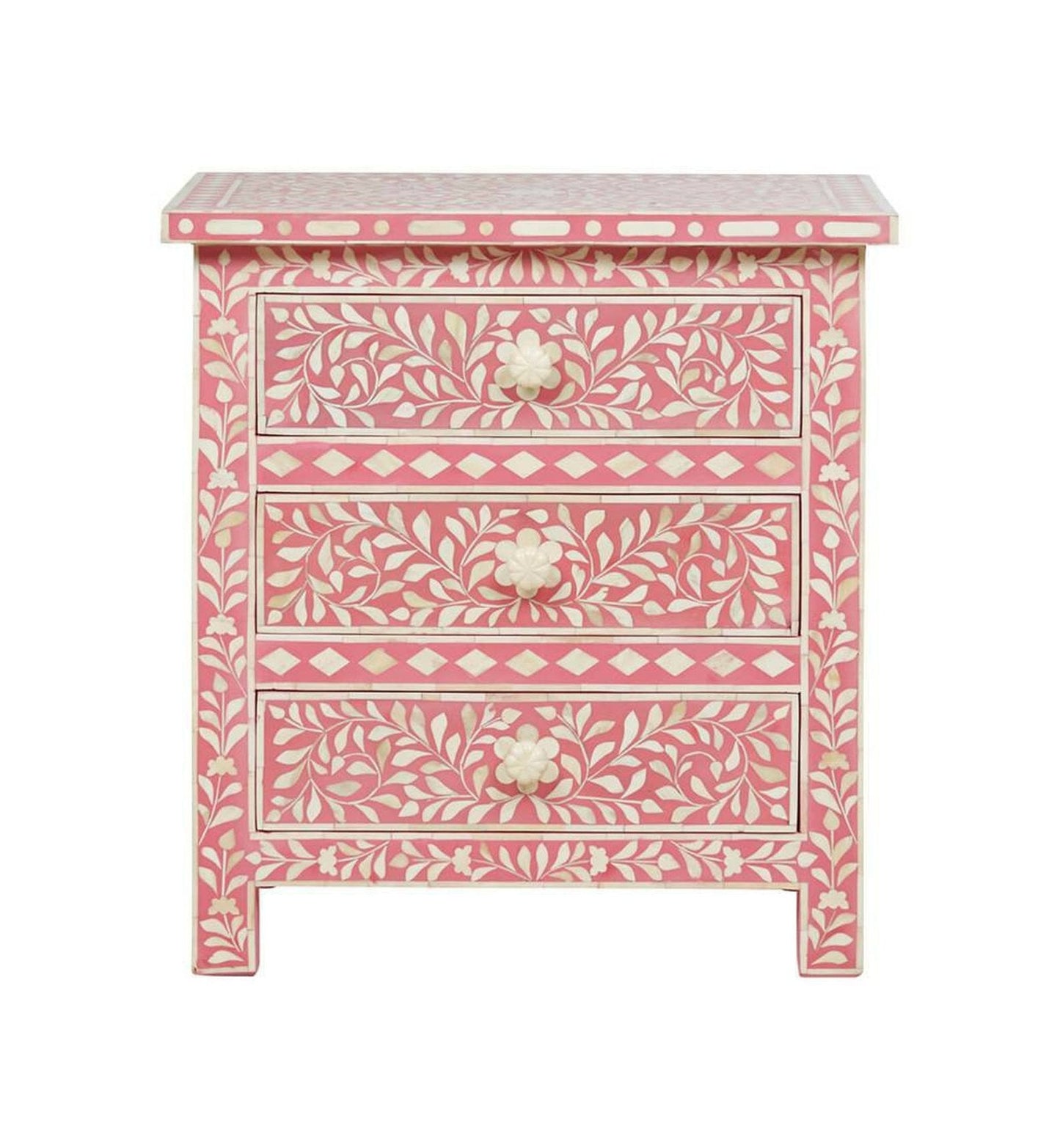 Sabri Bone Inlay Bedside