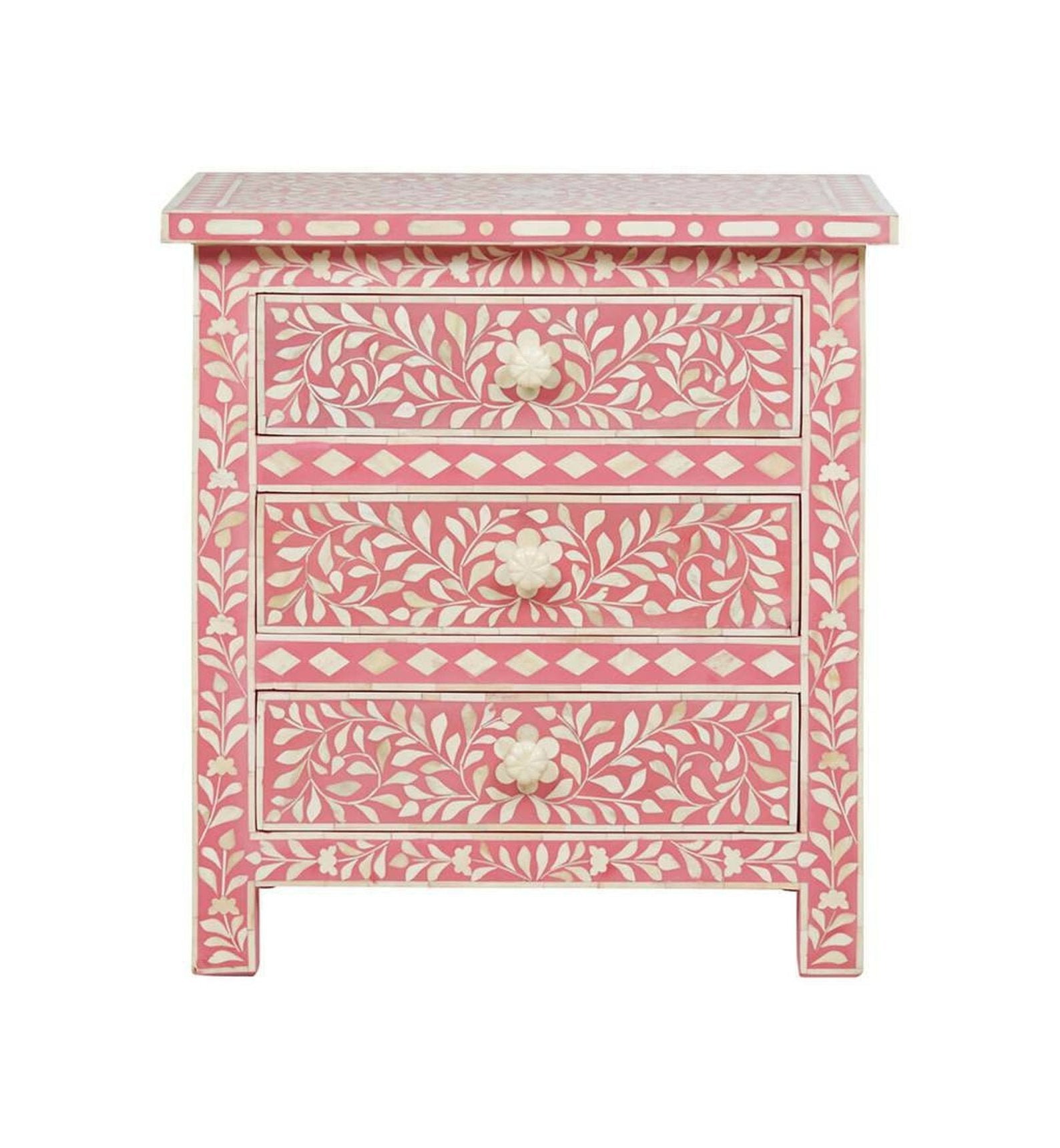Sabri Bone Inlay Bedside