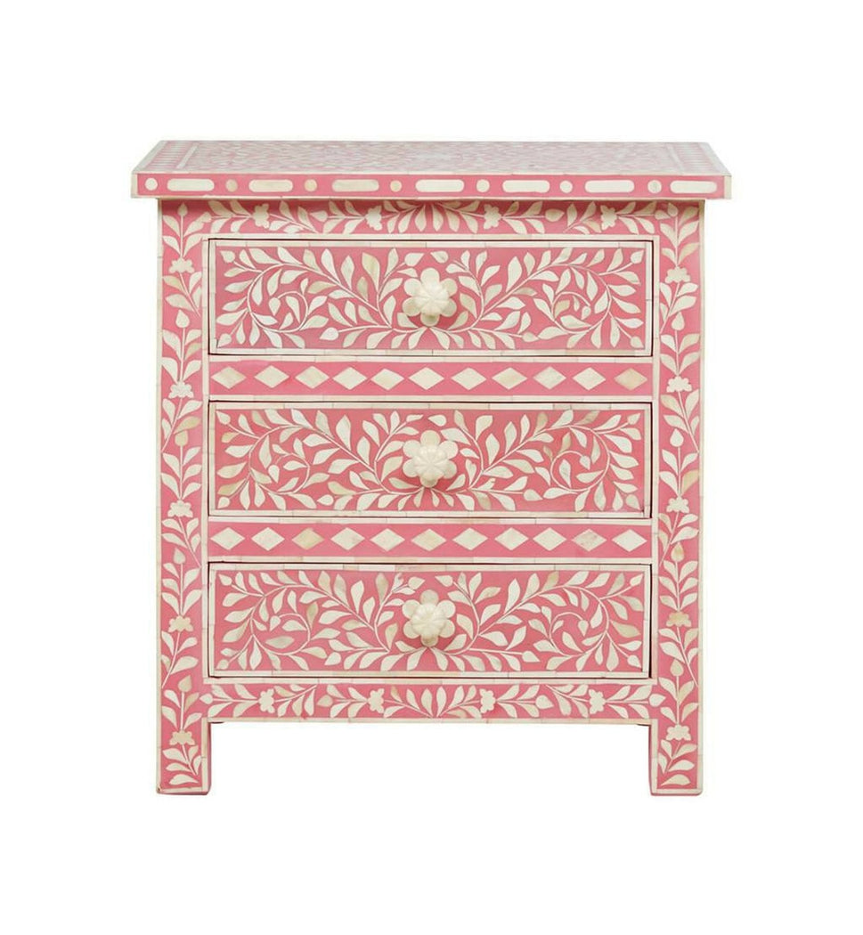 Sabri Bone Inlay Bedside