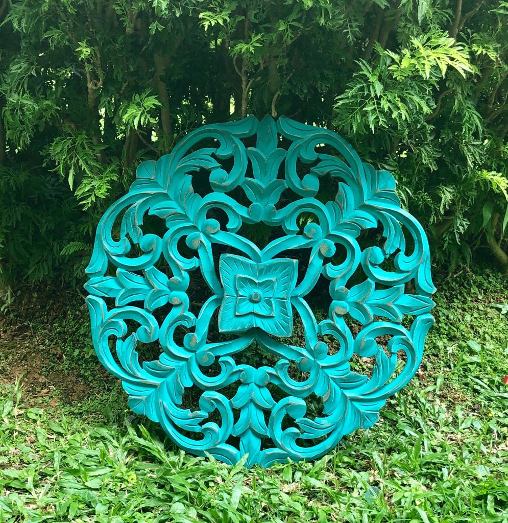 Lisa B Carved Wall Panel