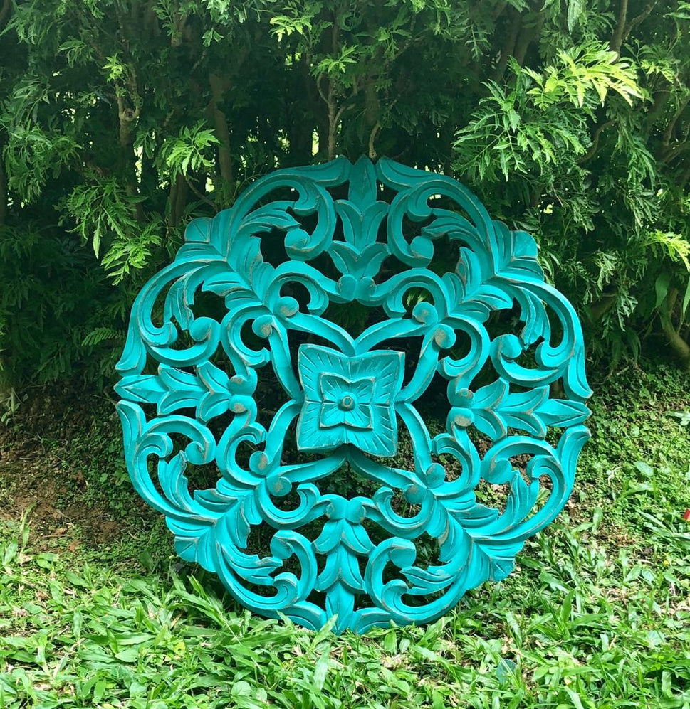Lisa B Carved Wall Panel