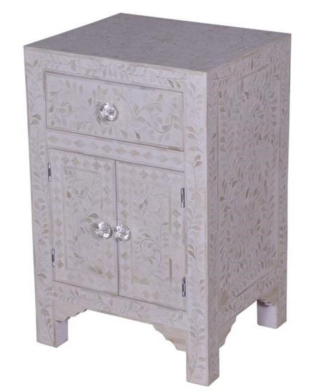 Bridget Bone Inlay Bedside