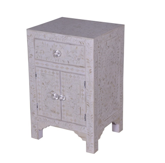 Bridget Bone Inlay Bedside
