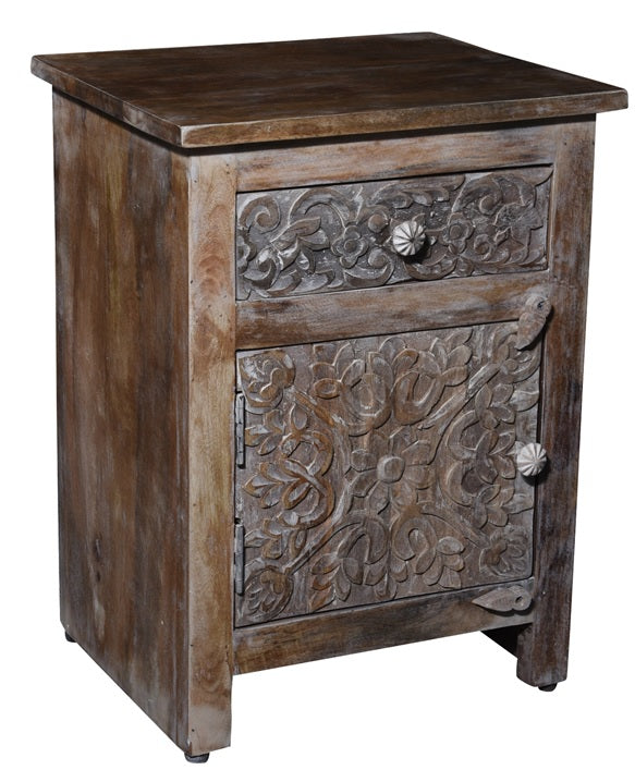 Lorre Wooden Bedside