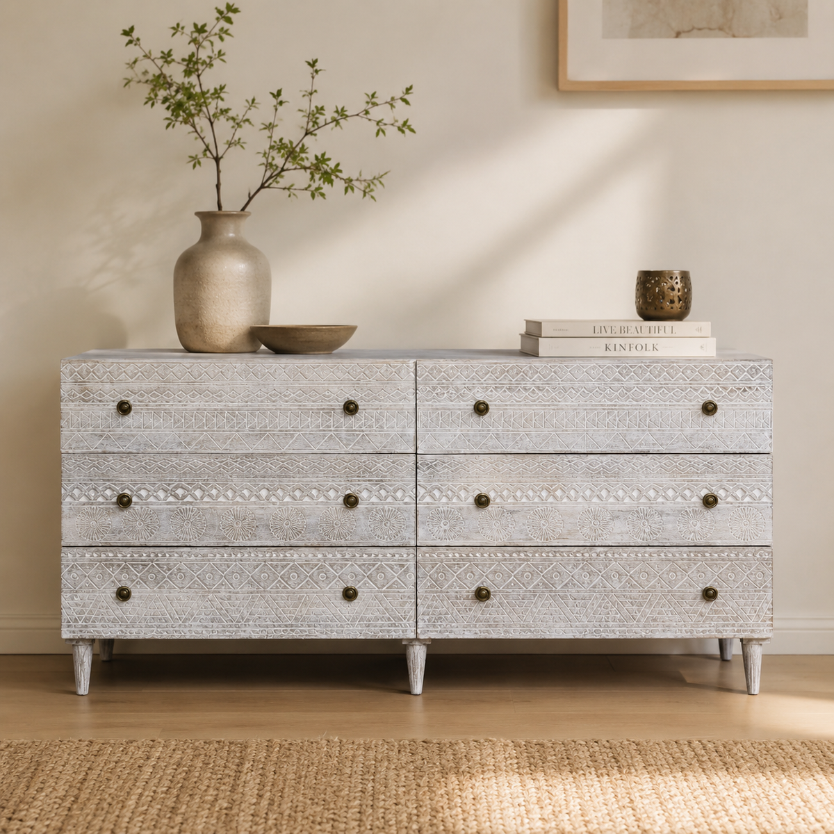 Cuba Hand Carved Chest