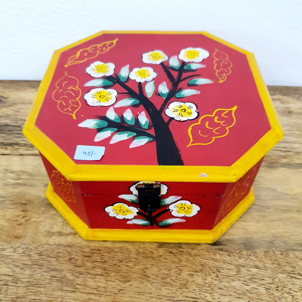 Rama Hand Painted Wooden Box