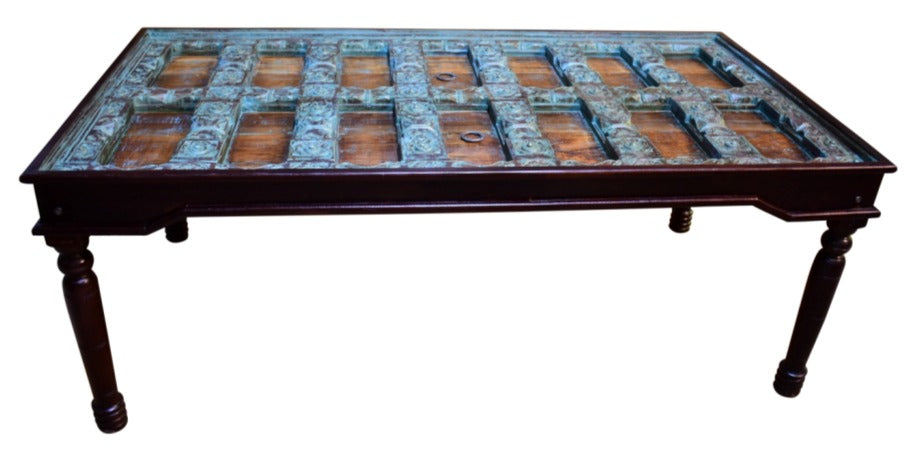 Jessy Hand Carved Wooden Dining Table