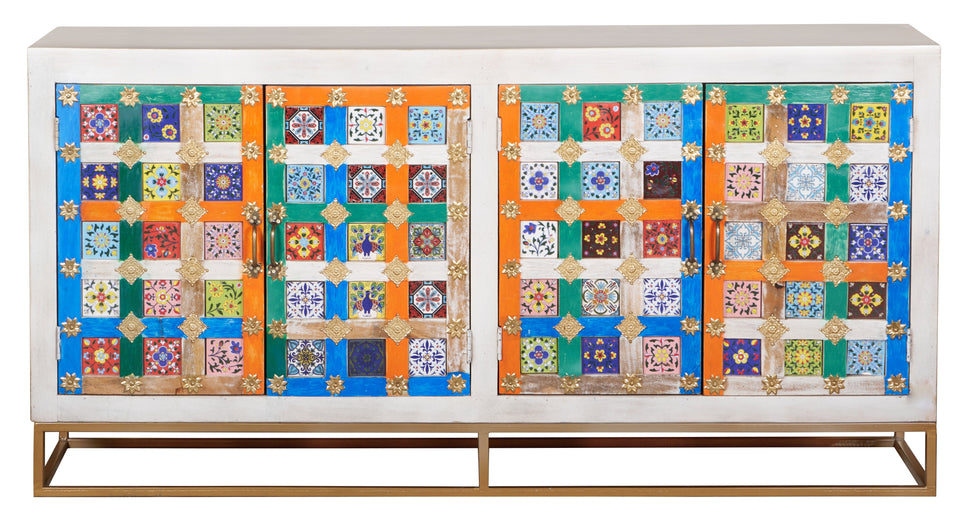 Stanley Multi Color Tile Sideboard