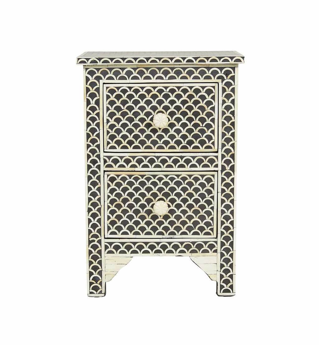 Jack Bone Inlay Bedside