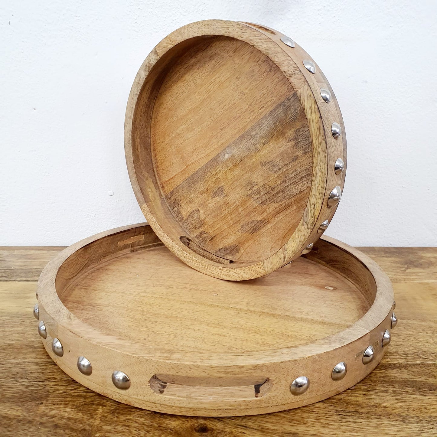 Liam Carved Wooden Tray