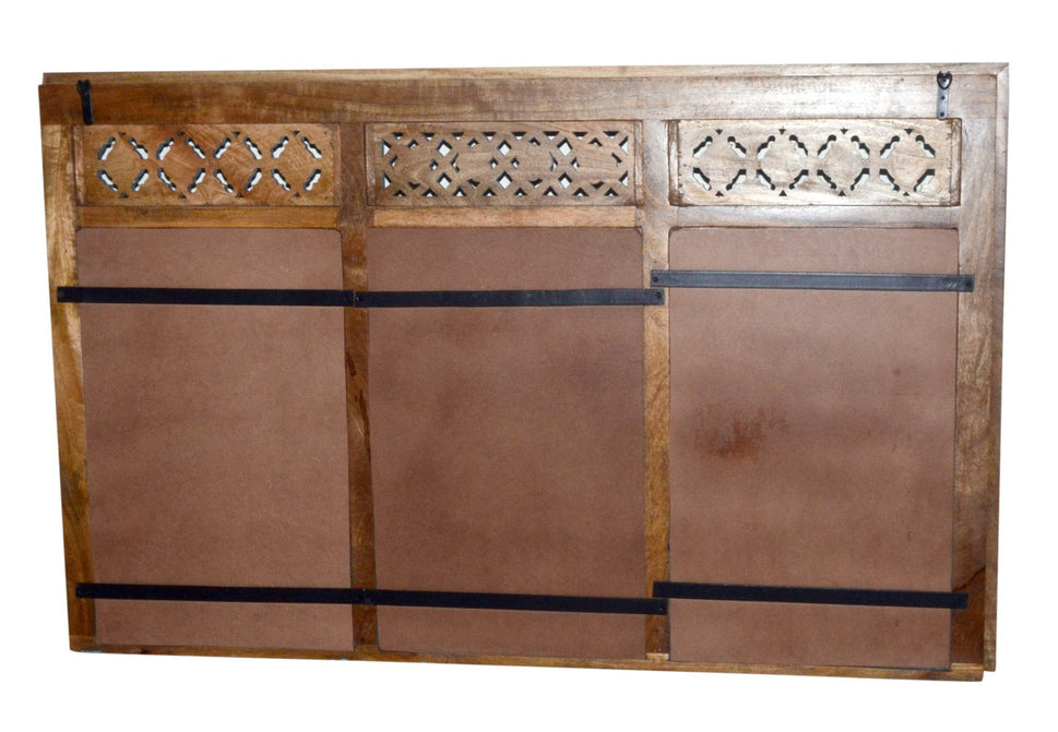 Patrick Hand Carved Wooden Mirror