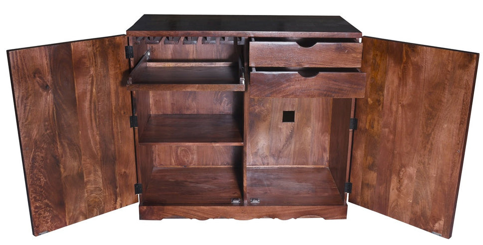 Wheaton Tile Bar Cabinet