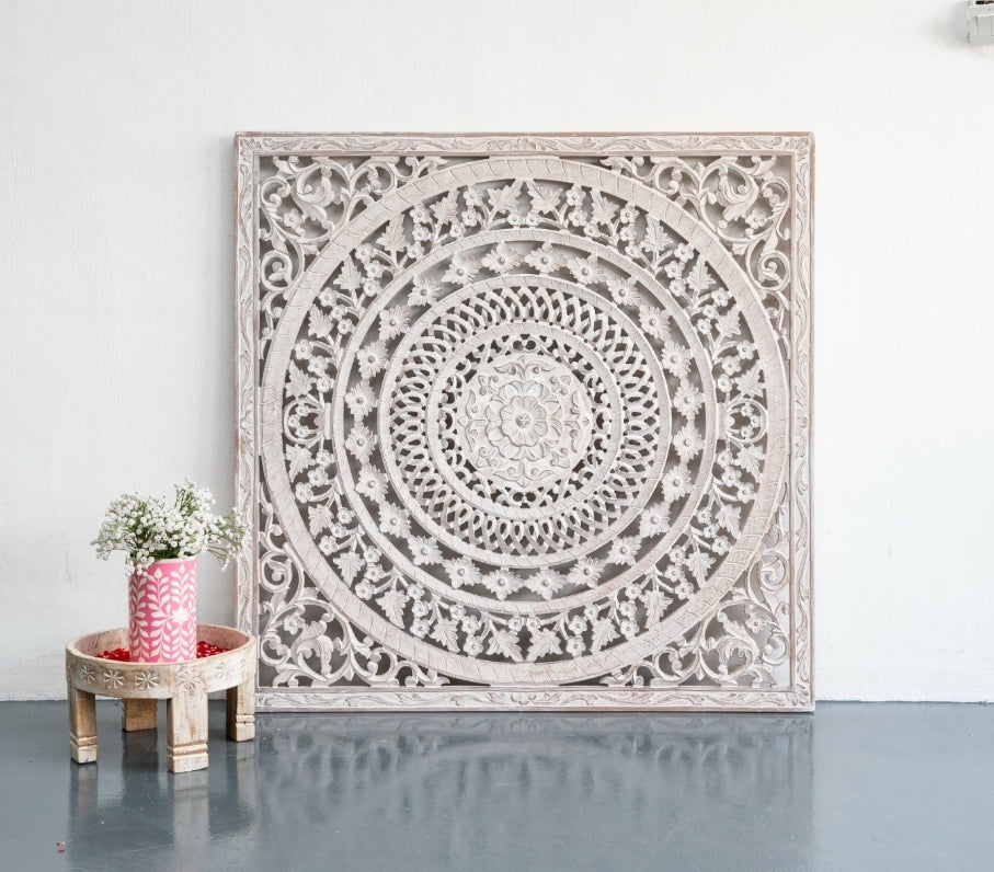 Liza Carved Wall Panel