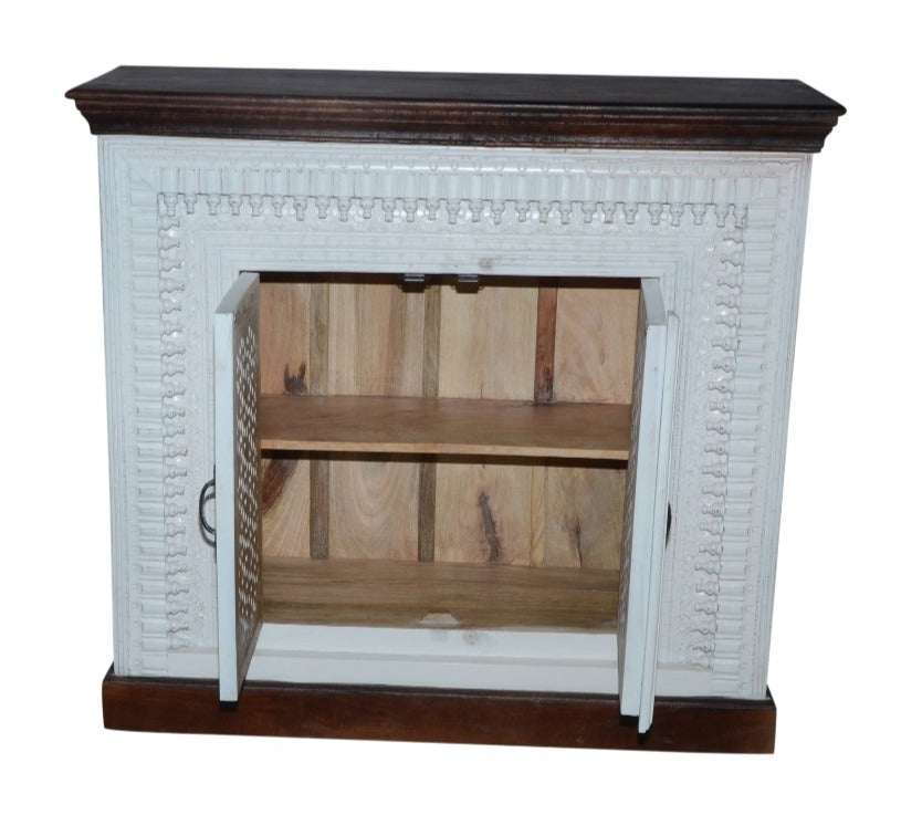 Carole Wooden Carved Cabinet