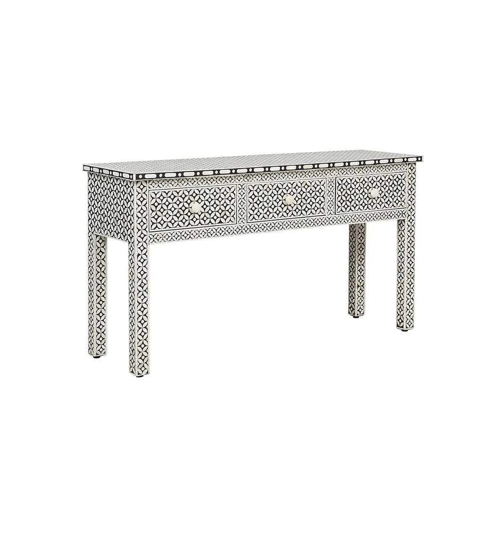 Keane Bone Inlay Console Table