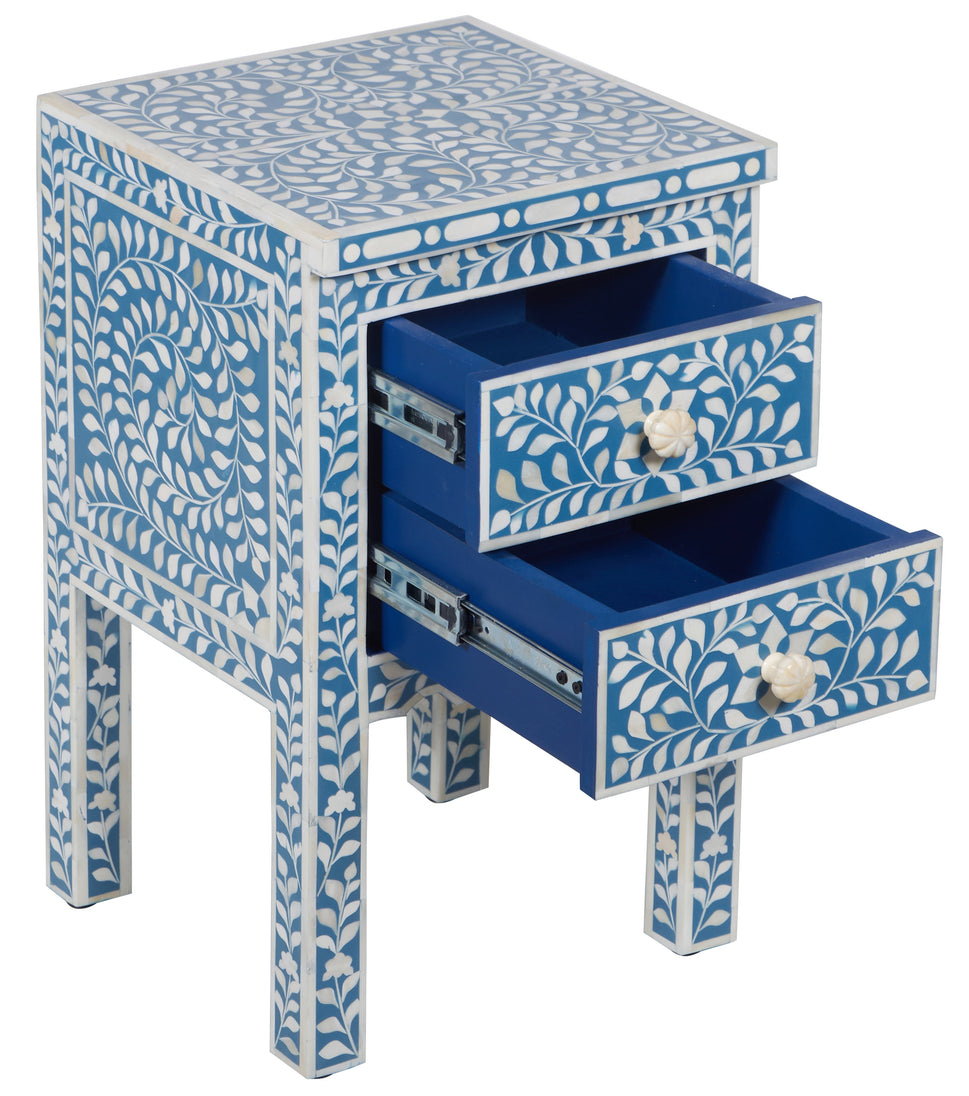 Ivy Bone Inlay Bedside