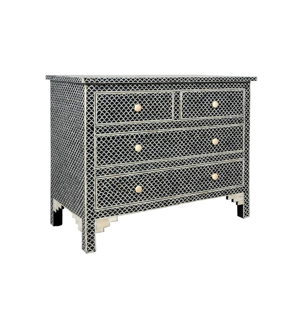Sif Bone Inlay Chest of Drawer