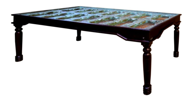 Jessy Hand Carved Wooden Dining Table