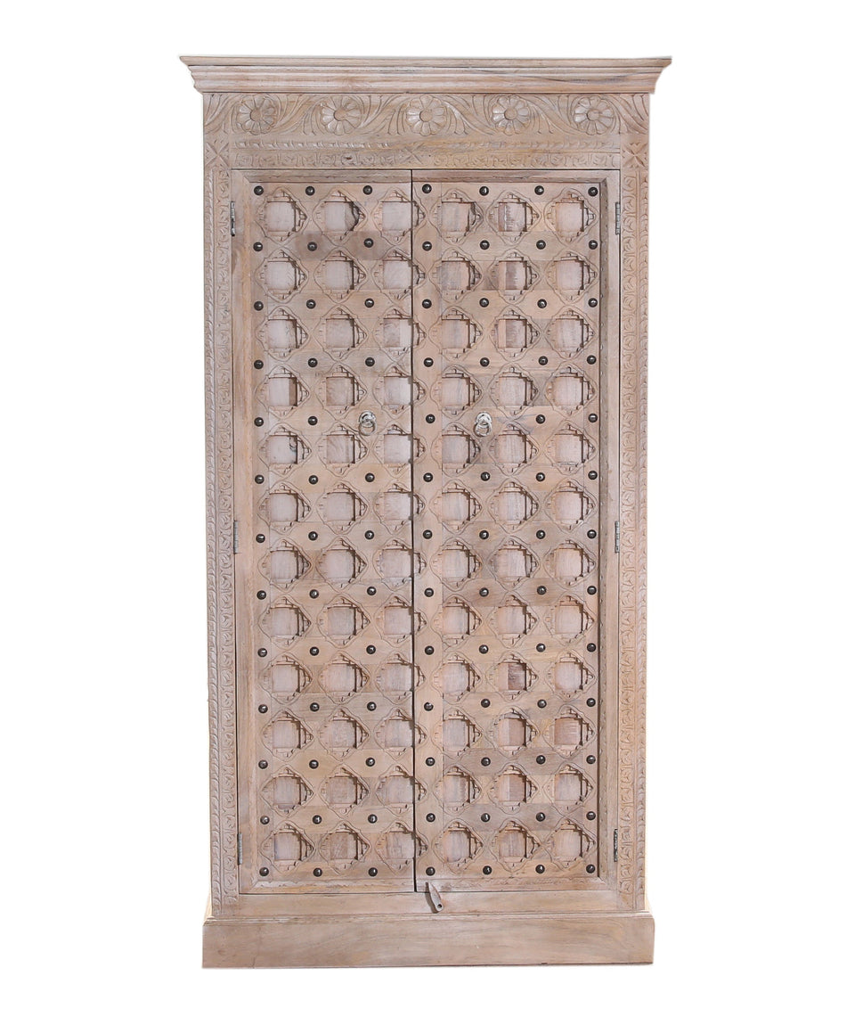 Saritha Hand Carved Almirah
