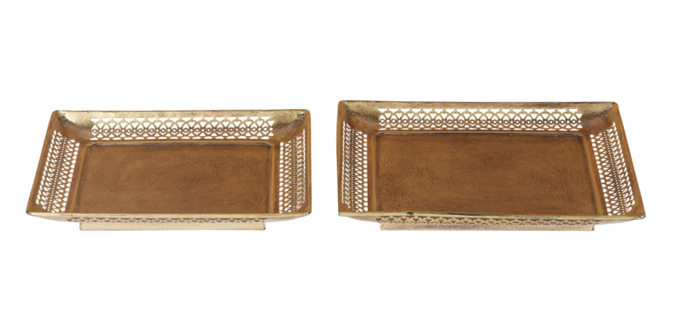 Ember Brass Finish Tray