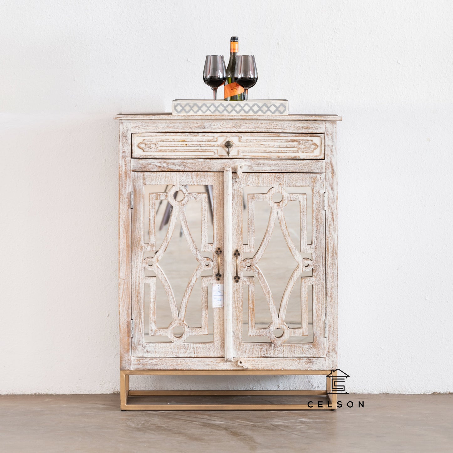Riva Wooden Bar Cabinet