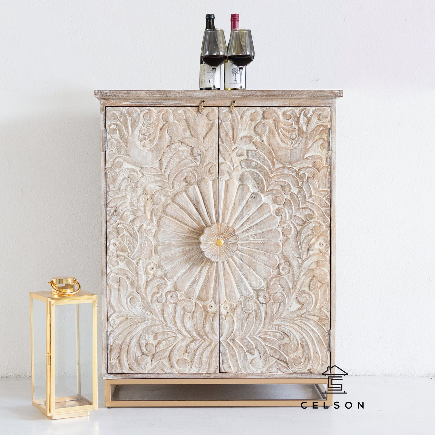Albert Wooden Bar Cabinet