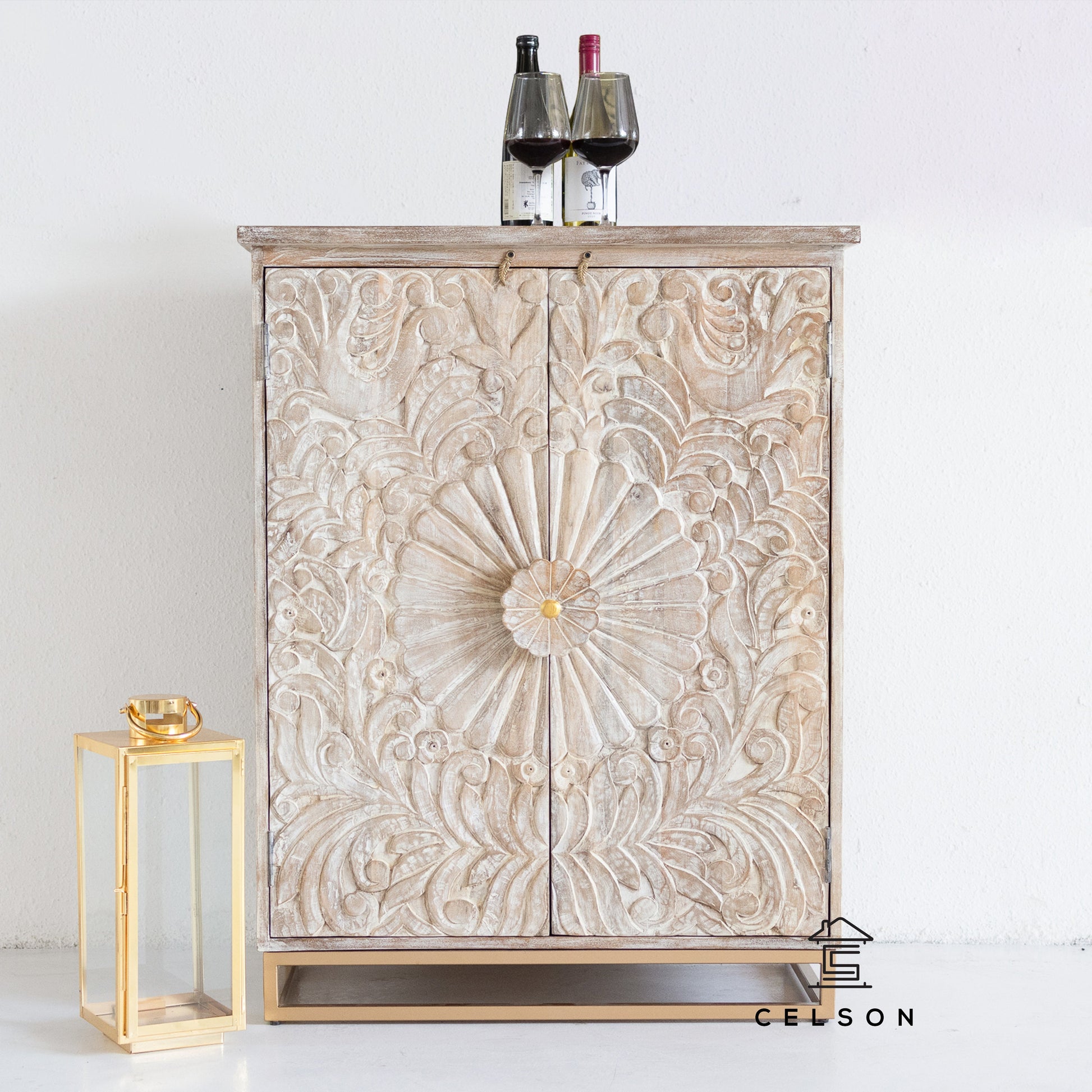 Albert Wooden Bar Cabinet