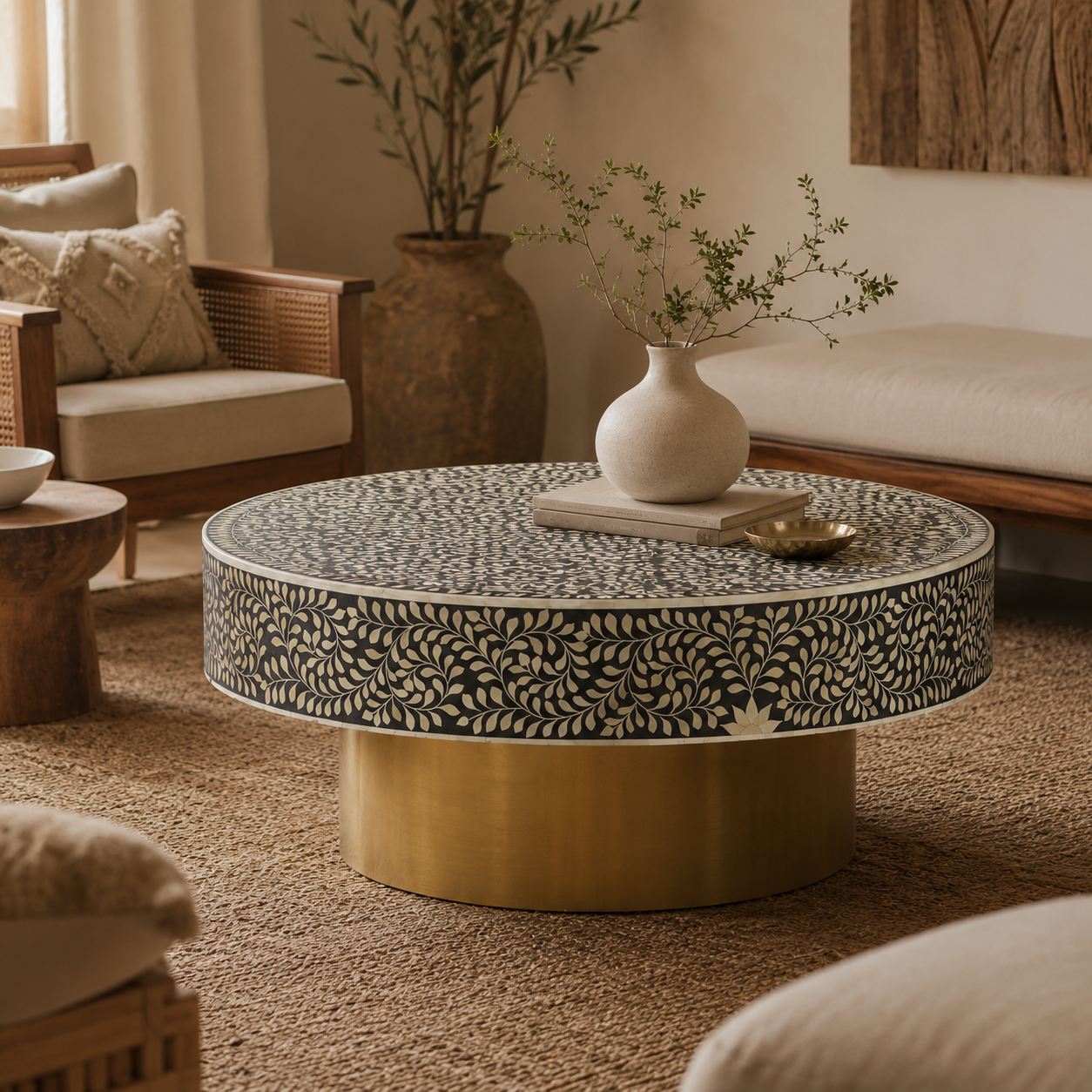 Furla Bone Inlay Coffee Table